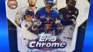 2020 Topps Chrome Sapphire Edition 2 Box Break