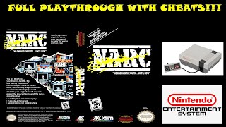 N.A.R.C. (NES) Full Playthrough with cheats