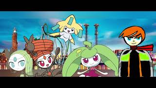 Jirachi & Meloetta's & MrSuperRyan & Steenee Was In The Universal Studios Inland Of The Adventure