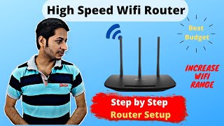 TP-Link 450 Mbps WiFi Wireless Router Unboxing, Review & Setup Guide | How Can I Help U | Hindi