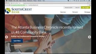 SouthCrest Bank Online Banking Login Instructions