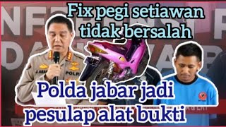 kesalahan polda jabar pada alat bukti motor