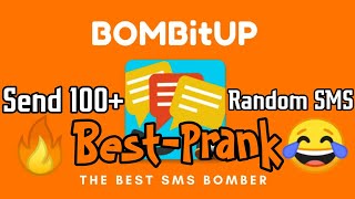 SMS Bomber Prank with BOMBitUp- Send 100+ Random Messages to anyone & irritate them!😂🔥 #Shorts