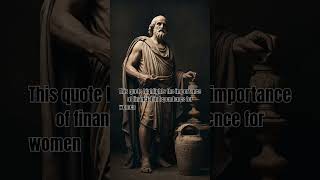 Financial Independence Euripides' Timeless Advice for Women's#AncientWisdom #Philosophy