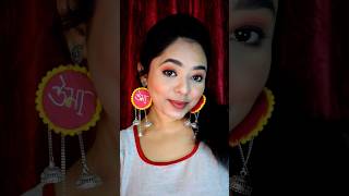 Durga Puja'23 Makeup Series Look - 1 💫 || #ytshorts #makeup #versatileanu #durgapuja #shortvideo