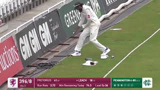 First wicket stand follows Pennington haul | Notts vs Somerset day three highlights