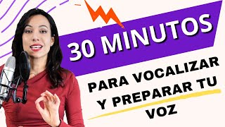 Vocalización de 30 MINUTOS COMPLETOS. Entrenamiento vocal para cantar  todos los días. Natalia Bliss