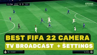 FIFA 22   Amazing Realism TV Broadcast Camera  Real Madrid Vs Barcelona + Setting Camera  PS4 Slim