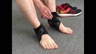 ANKLE GUARD™ ADJUSTABLE ELASTIC ANKLE BRACE – USA PATENTED DESIGN – SPRAIN PREVENTION