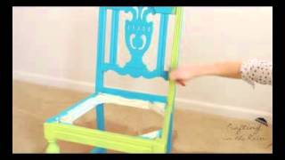 Green Chair Makeover