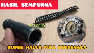 Hasil Sempurna Bikin Motor Makin Responsif!! Cara Pasang Rantai Kamrat Yamaha Vega / Jupiter !!