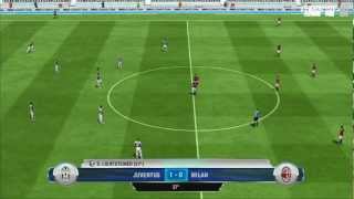 FIFA 13 GAMEPLAY Juventus - AC Milan HD