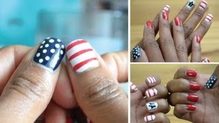 Patriotic Fourth of July | Independence Day Nails! - StyleByNap85