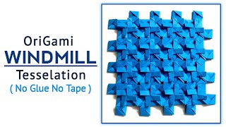 Origami Windmill Tesselation ( Master Jugal ) || Unit Tesselation Series-1 || ORIGAMI J15