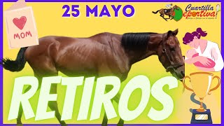 🏆Clásico Día de Madres🏆(G-2)🏆🏇🏇🏾RETIROS Caballos del SÁBADO 25 mayo 🏇🏾 💲6.2 millones💲en el poolpote💲