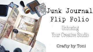 Junk Journal Flip Folio & A **YOUR CREATIVE STUDIO** Unboxing