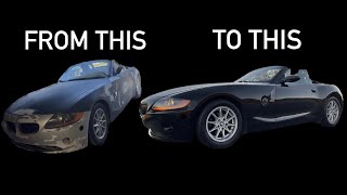 BMW Z4 Paint Job /Flip/