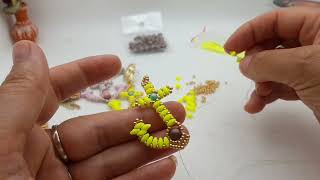 Diy video tutorial #earrings  #pendant #orecchini,,Ancora Bermuda ,,