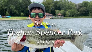 Thanks to Thelma Spencer Park for 4 years- Last day of bass fishing in Michigan 8/7/2023