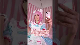 Prima e dopo aver scattato un cosplay ☆ Esther Lipofago