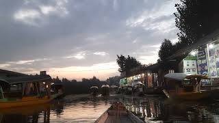 Evening at Dal Lake Boat House Srinagar | Kashmir to Kanyakumari RoadTrip