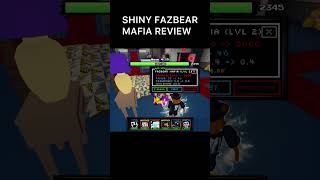 SHINY FAZBEAR MAFIA #fnaftd #roblox #td #fnaf #tdd #fortnite #robloxtds #fivenightsatfreddys