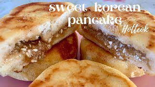 sweet pancake / Sugar cinnamon pancake / hottoki /Korean street food /15🎀