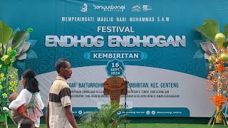 LIVE 🇮🇩 Festival Endhog-endhogan Kembiritan Genteng 2024