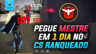 ESTRATÉGIAS PARA PEGAR MESTRE NO CS RANQUEADO EM 1 DIA - PARTE 7 | Dicas Free fire