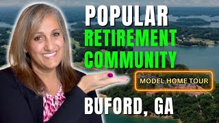 Moving to Buford Georgia I Retirement Community Model Home Tour I PULTE  Lakecrest Community