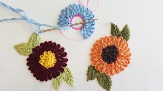 Very Beautiful Small Flower Hand Embroidery - Tips And Trick For Embroidery -Shirt Embroidery Design