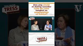 Ano'ng sinabi ni dating senador Leila De Lima tungkol sa pagpapalaya sa kaniya? | #TresFromTress