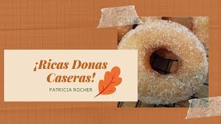 DONAS CASERAS RECETA FÁCIL