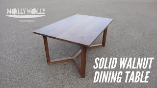 Walnut Dining Table DIY