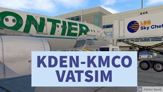 KDEN-KMCO / Frontier A321-211 / X-Plane 11 + Vatsim