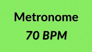 Metrónomo GRATIS para Guitarra - 70 BPM