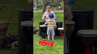 New drummer at the circle! #drumcircle