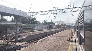 KA Argo Wilis melintas langsung di Stasiun Klaten