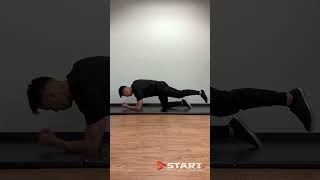 PRI all four single leg right glute max postural restoration institute