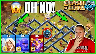 I HAVE TO TRIPLE FOR THE WIN! TH13 Super Witch Bowler War Attack Strategy - Clash of Clans