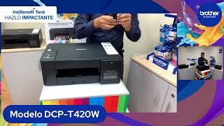 TRANSMISION EN VIVO DE UNBOXING IMPRESORA DCP-T420W BROTHER