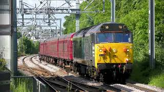 Class 50 008 - "The Hanson Hanse Charter" at Upper Holloway & Grange Park | 25th May 2024