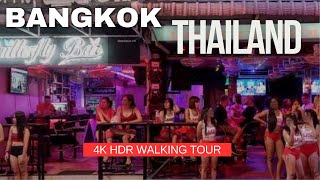 Bangkok, Thailand 4k walking tour| 4k HDR 60fps| Night market tour