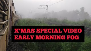 Christmas Special Video | Early Morning Journey Through Fog | Platform No. 1