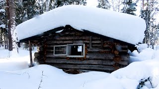 Нашёл заброшенную избу в тайге. Закрываю капканы