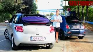 Fiat 500C vs. Citroën DS3 Cabrio dueltest