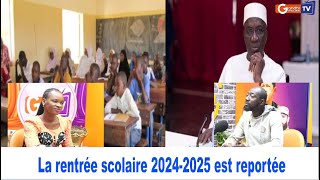 #urgent: Le report de la rentrée 2024-2025!