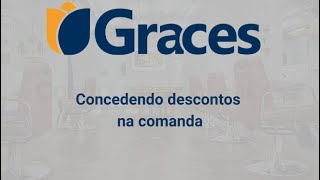 Concedendo descontos na comanda do cliente usando o Sistema Graces