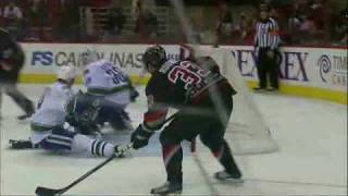 Erik Cole Hat Trick vs Canucks 12/5/2009