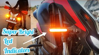 Ns160 Indicator change To Led | Best Led Indicators For Bikes | Cheap Price Led Indicator ™